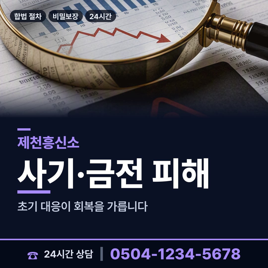 제천 백운면 채무자추적 상담 안내